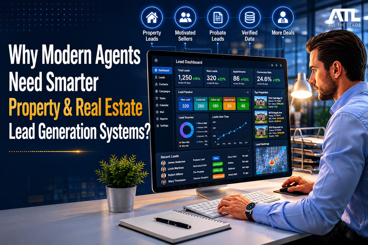 Why Modern Agents Need Smarter Property & Real Estate Lead Generation Systems?