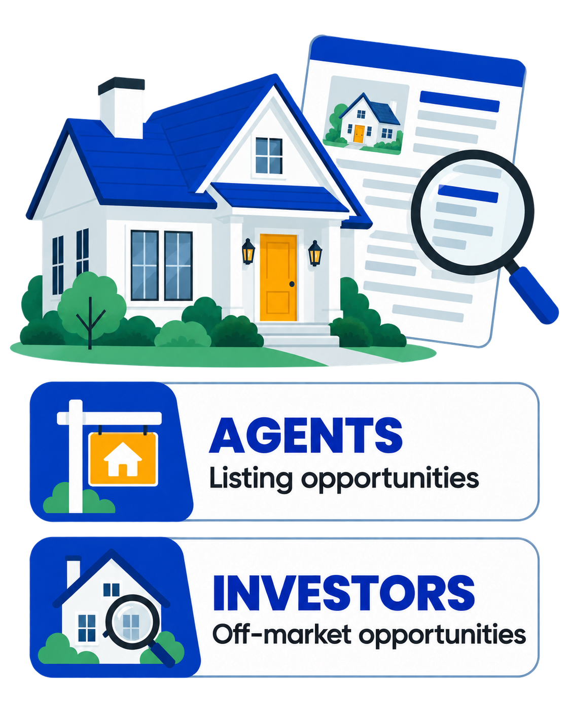 Tax delinquent leads for agents and investors