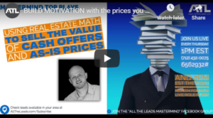 Vlog: How to BUILD MOTIVATION behind Cash Offers and As-Is Prices by Pairing Real Estate Math and Empathy