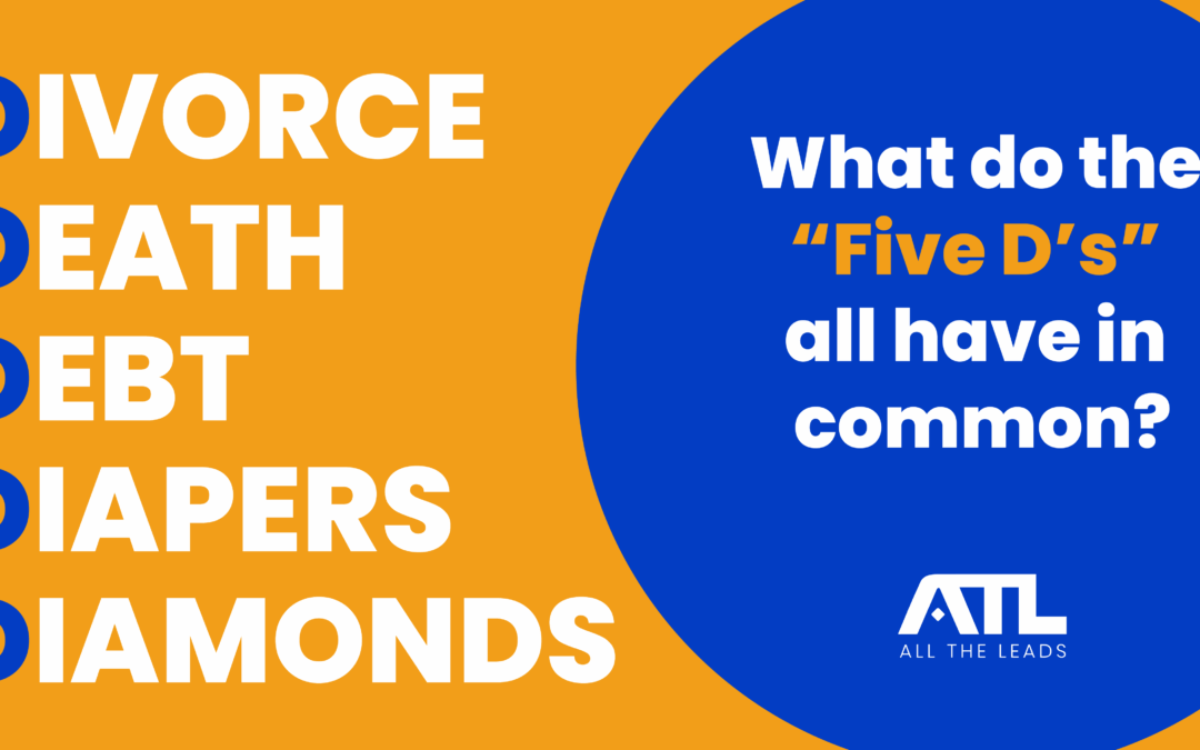 Divorce, Debt, Death, Diapers, and Diamonds: Understanding Life Events That Create Motivated Sellers