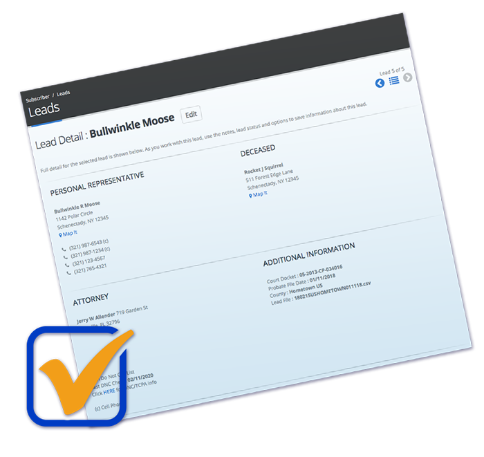lead-record-snapshot