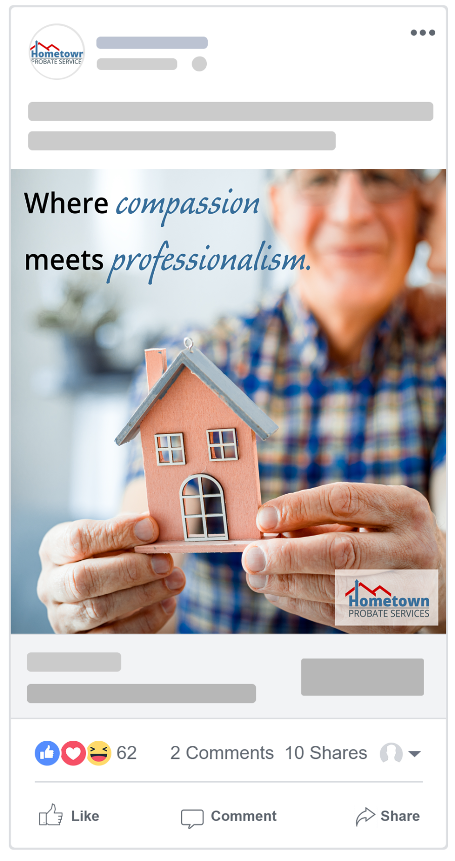 Social Media Marketing for Probate Example 2
